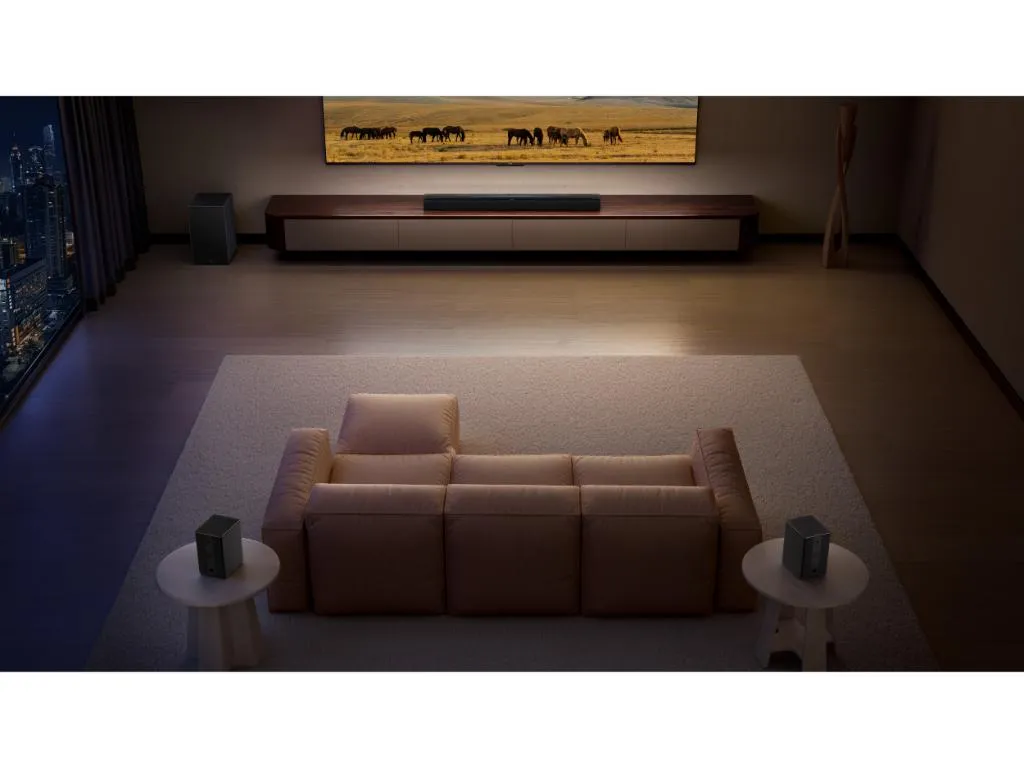 Soundbar TCL Q85H PRO/Wireless SW+STL/DTS:X/Dolby Atmos/860W/96dB/AI sonic/crna Slika 5